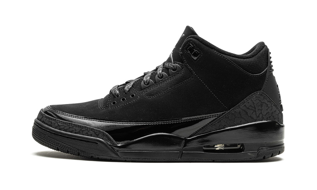 Air Jordan 3 Sneakers – Triple Black