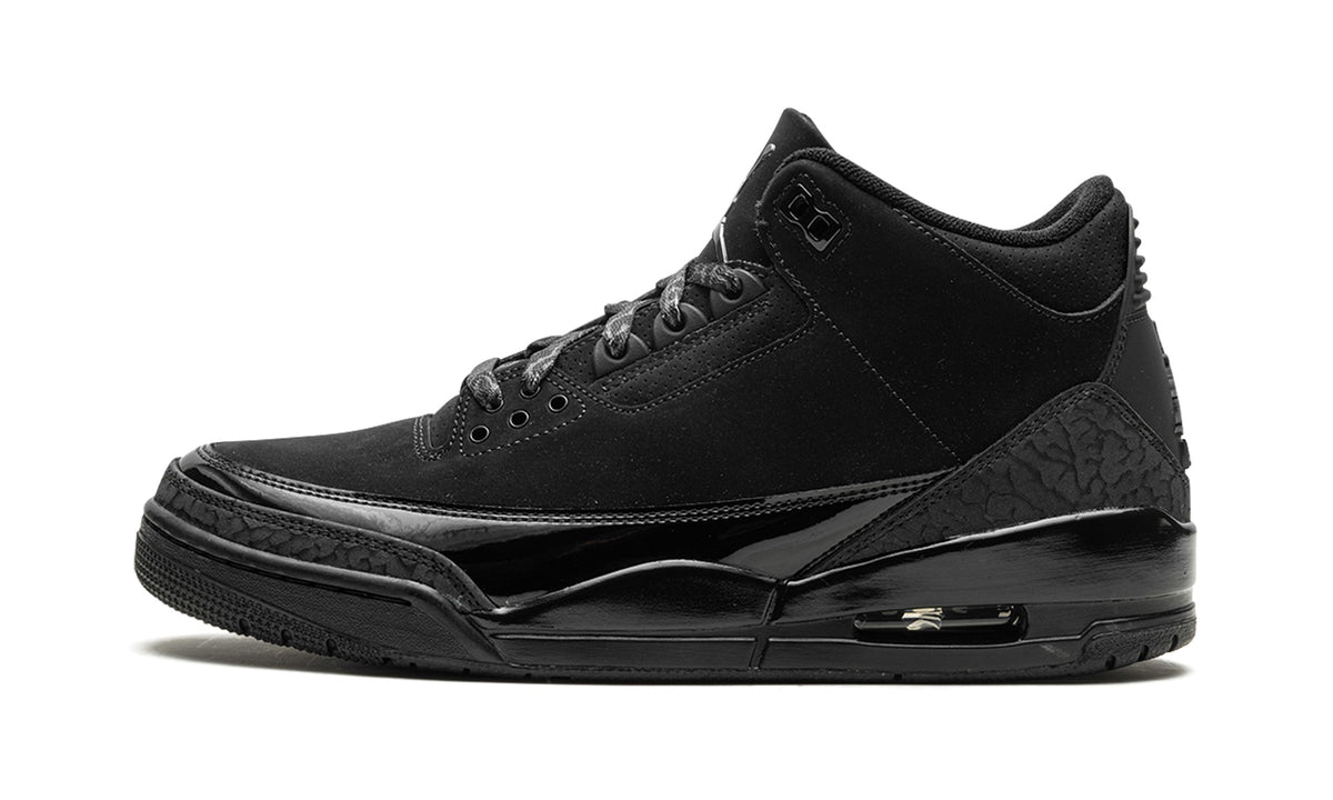 Air Jordan 3 Sneakers – Triple Black