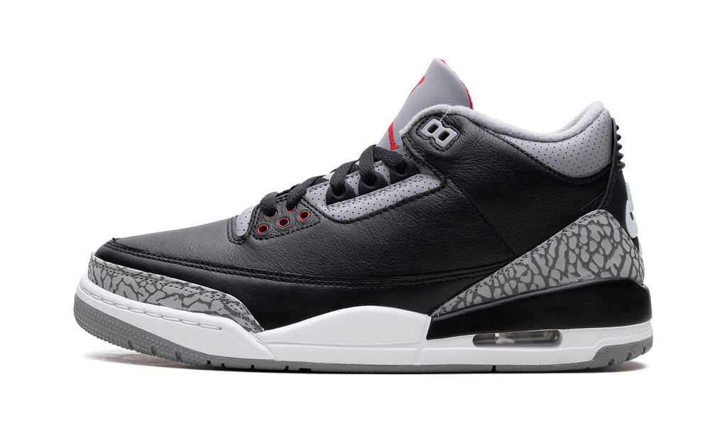 Air Jordan 3 Sneakers – Black Cement
