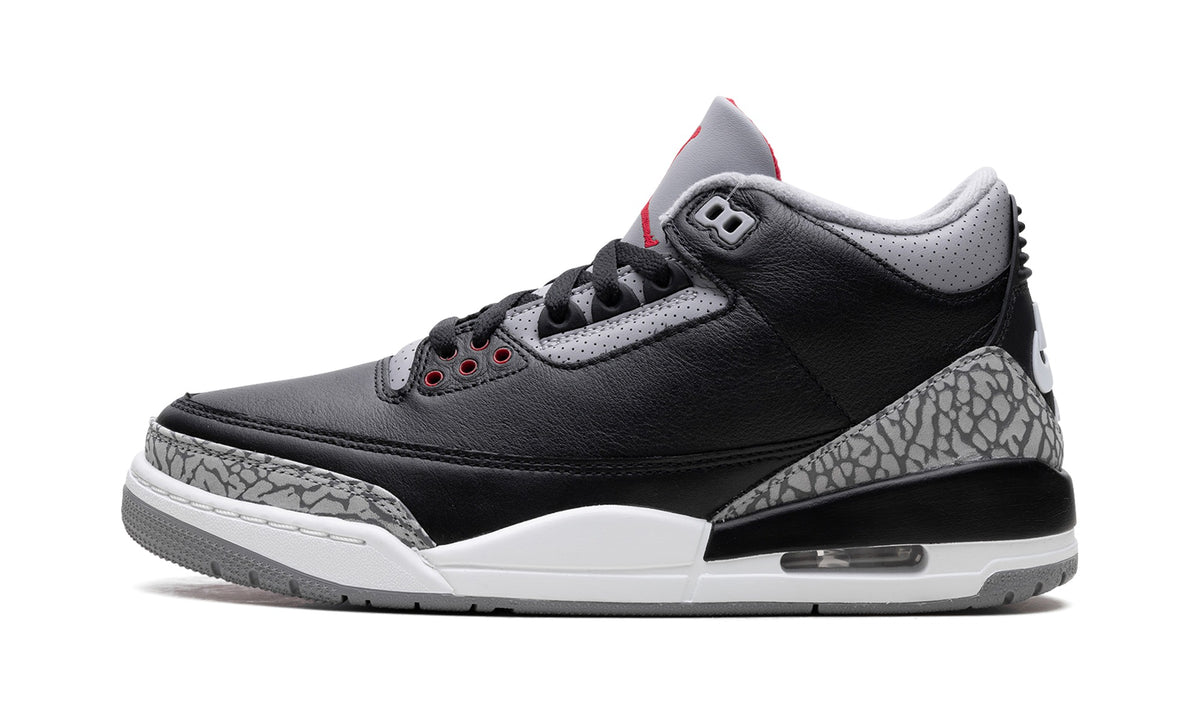Air Jordan 3 Sneakers – Black Cement