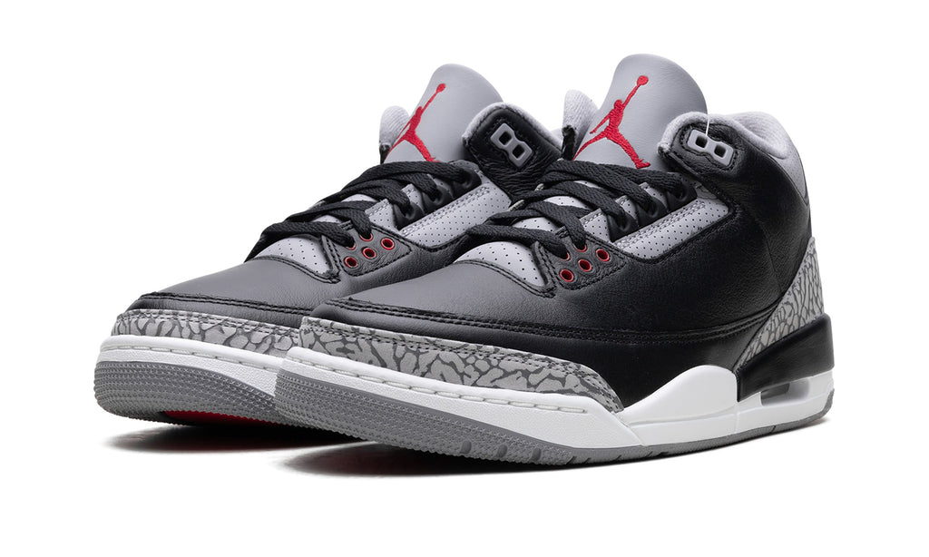 Air Jordan 3 Sneakers – Black Cement