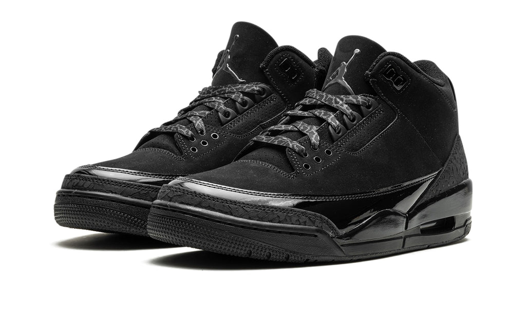 Air Jordan 3 Sneakers – Triple Black
