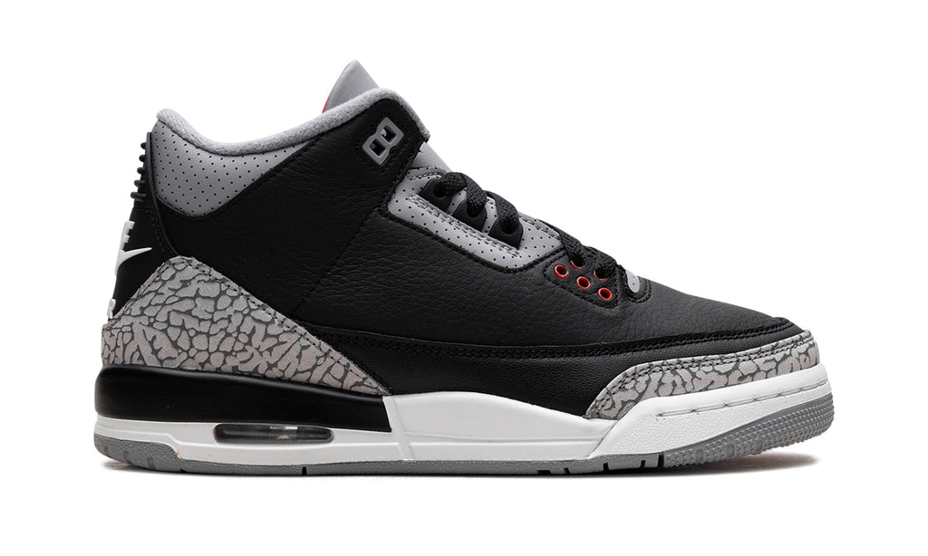 Air Jordan 3 Sneakers – Black Cement