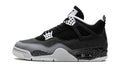 Air Jordan 4 Sneakers – Black, Grey & White