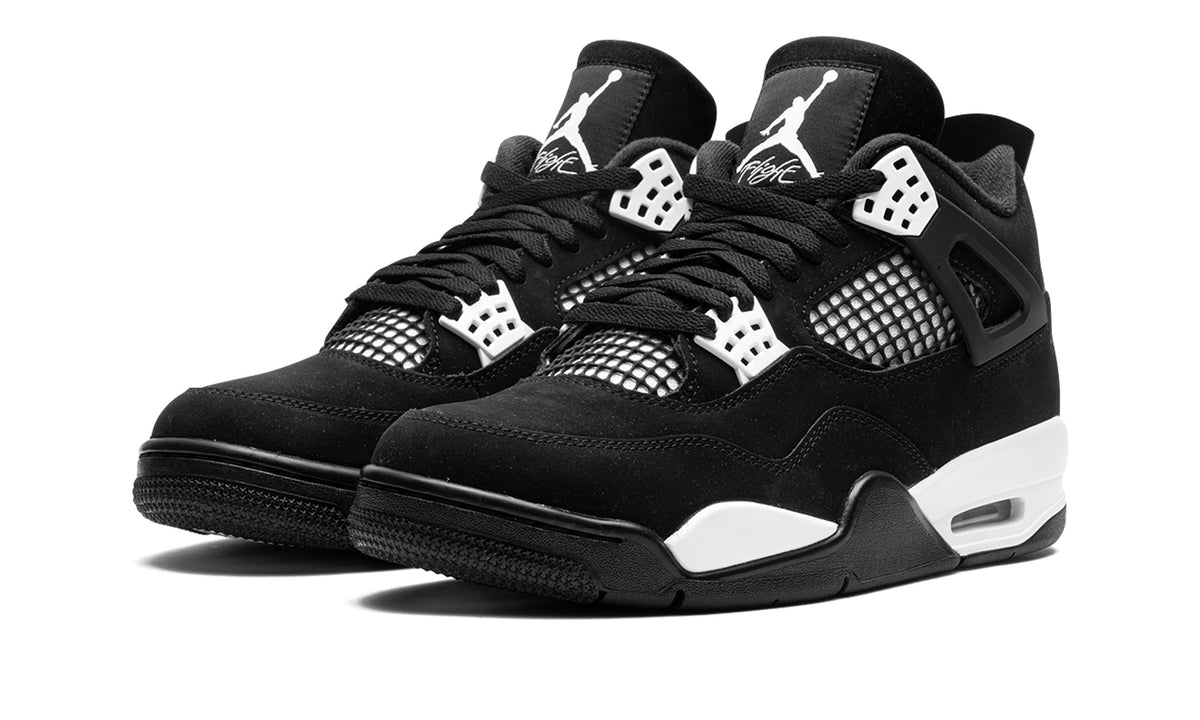 Air Jordan 4 Sneakers – Black & White