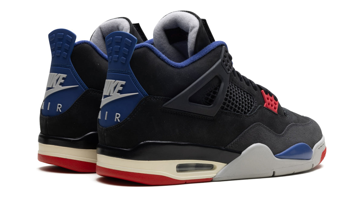 Air Jordan 4 Sneakers – Black, Blue & Red