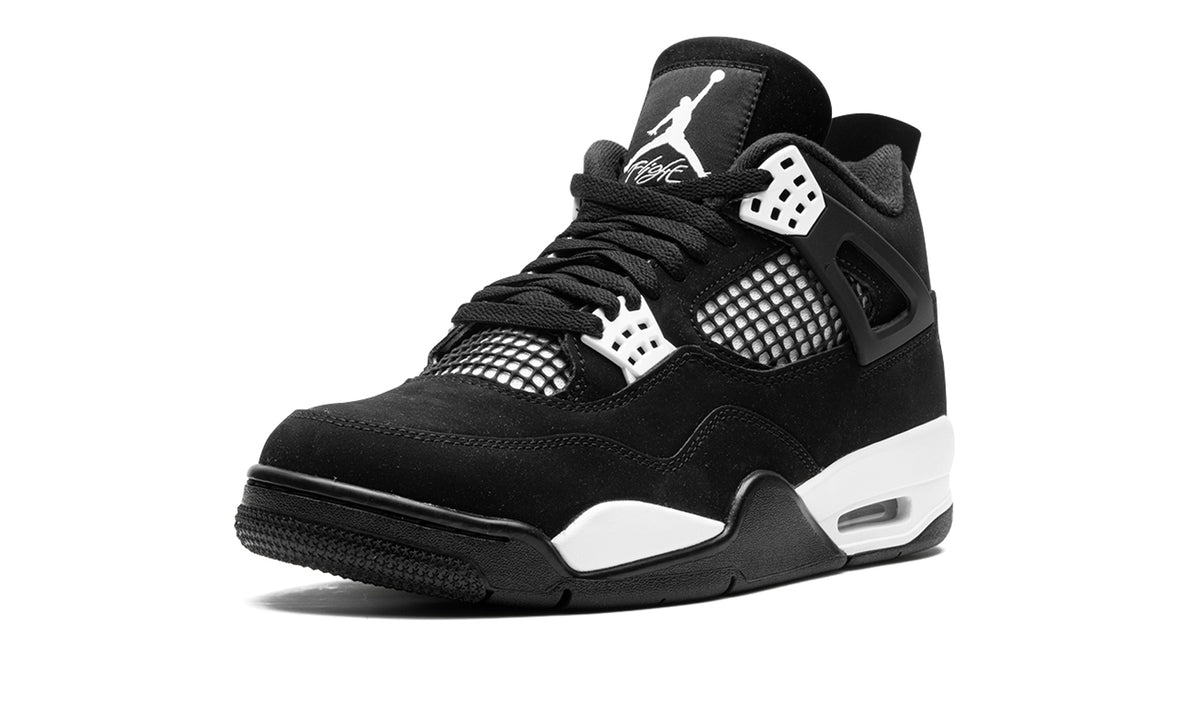 Air Jordan 4 Sneakers – Black & White