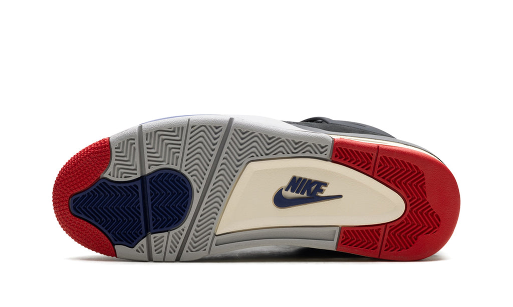 Air Jordan 4 Sneakers – Black, Blue & Red