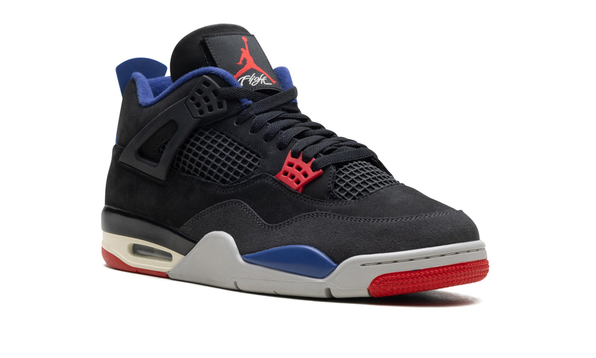 Air Jordan 4 Sneakers – Black, Blue & Red