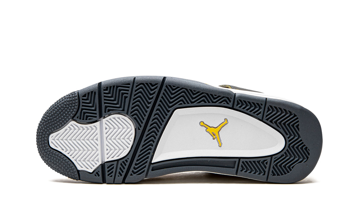 Air Jordan 4 Retro “Lightning” Sneakers - Yellow, Dark Gray & White