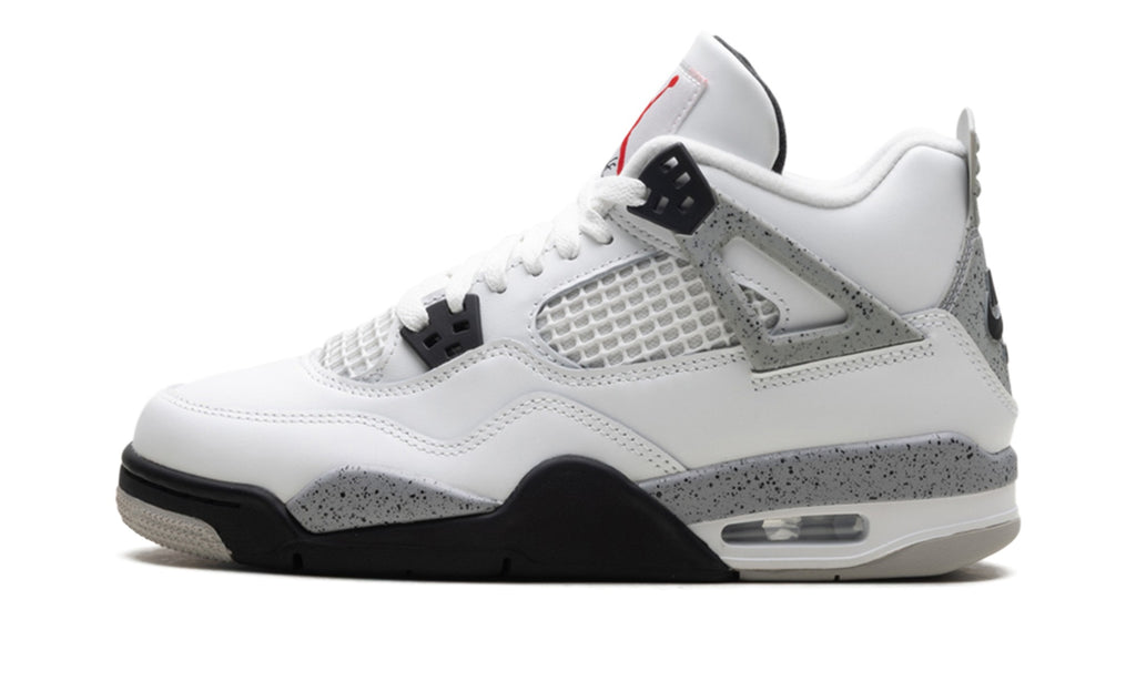 Air Jordan 4 Sneakers – White Cement
