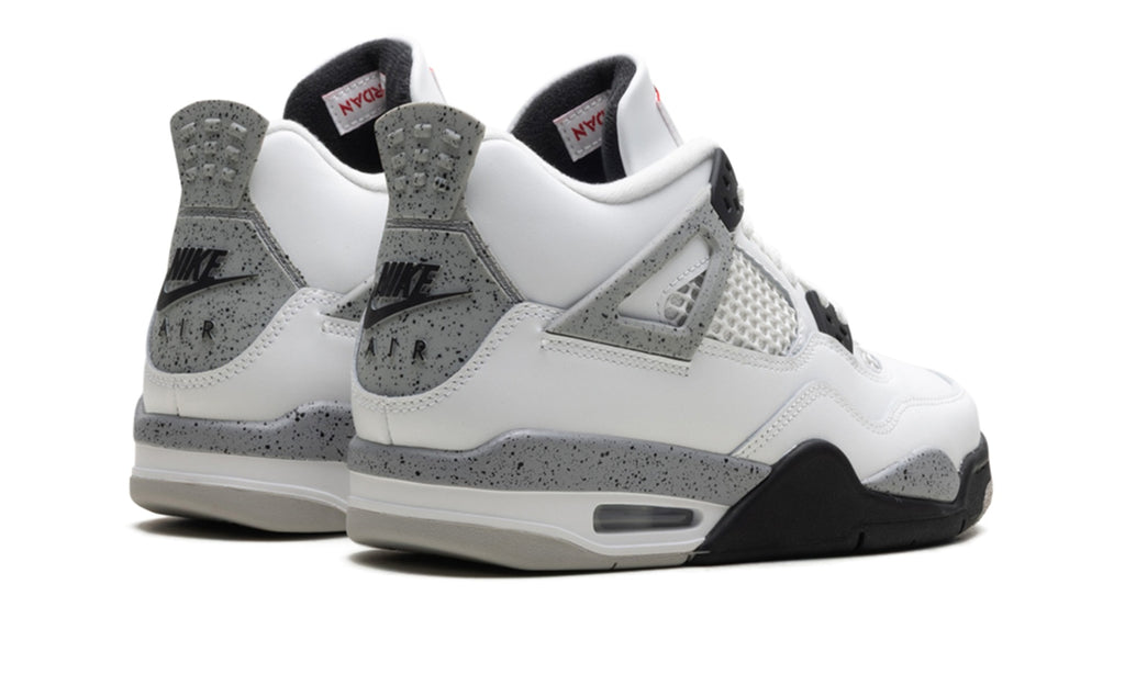 Air Jordan 4 Sneakers – White Cement