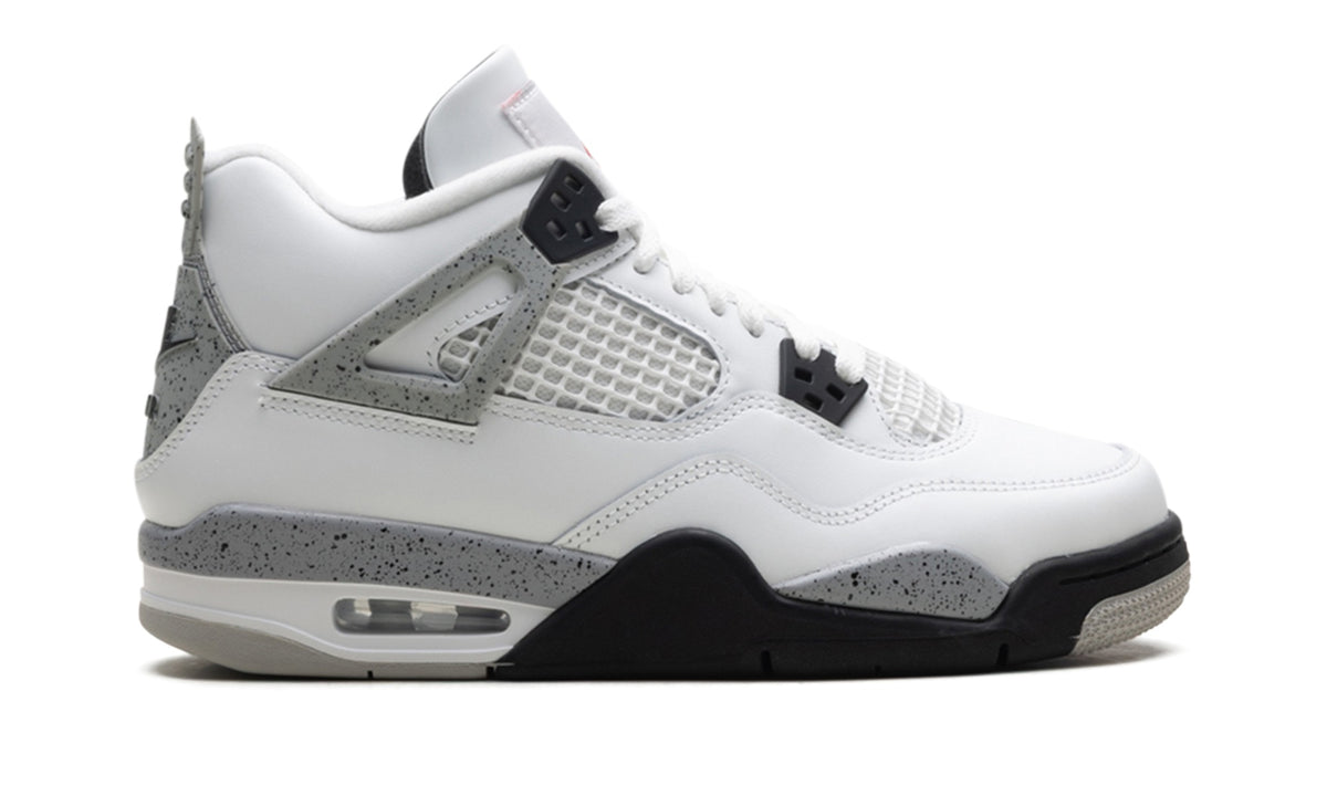 Air Jordan 4 Sneakers – White Cement