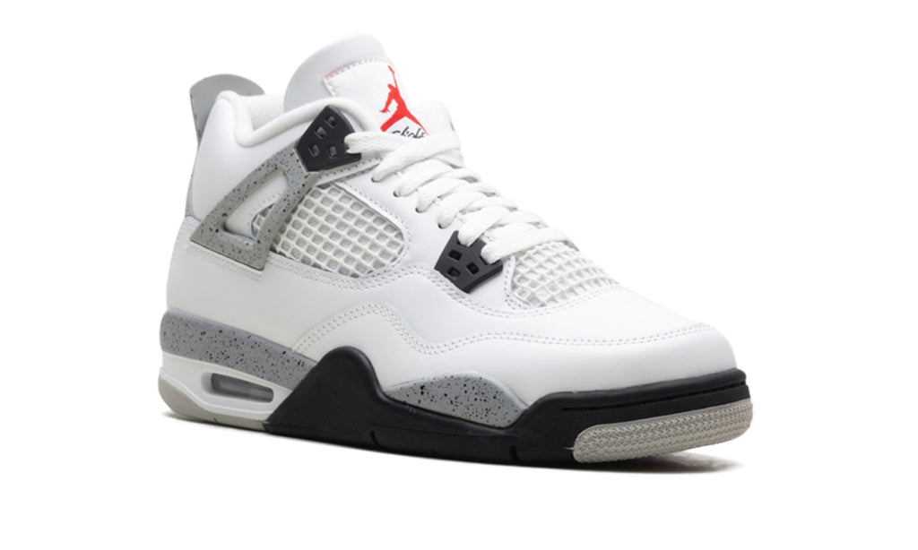 Air Jordan 4 Sneakers – White Cement