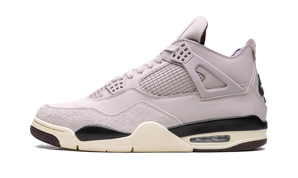 A Ma Maniére x Air Jordan 4 Retro Sneakers - Pale Mauve, Black & Cream