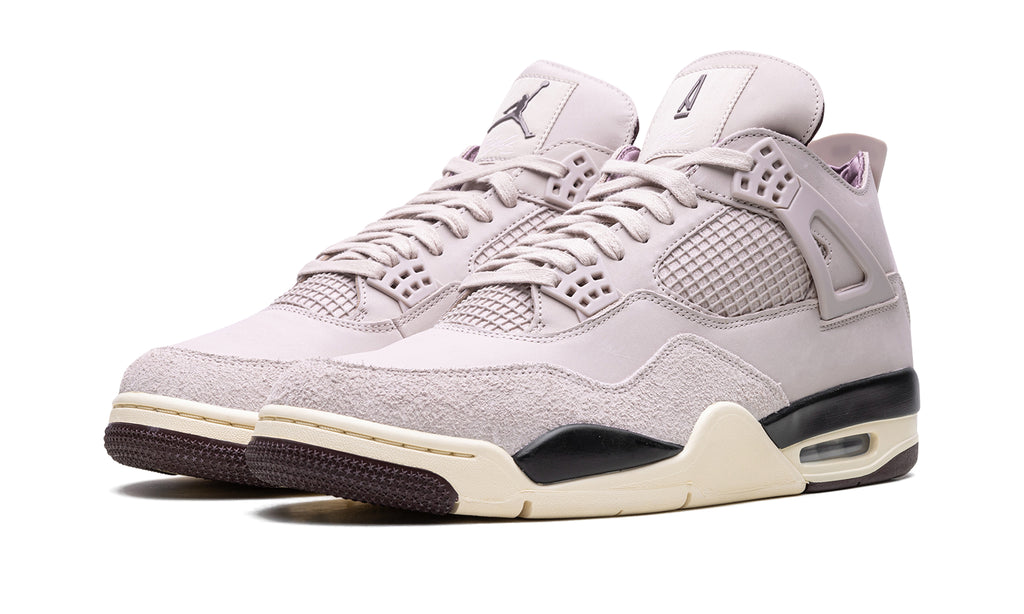 A Ma Maniére x Air Jordan 4 Retro Sneakers - Pale Mauve, Black & Cream
