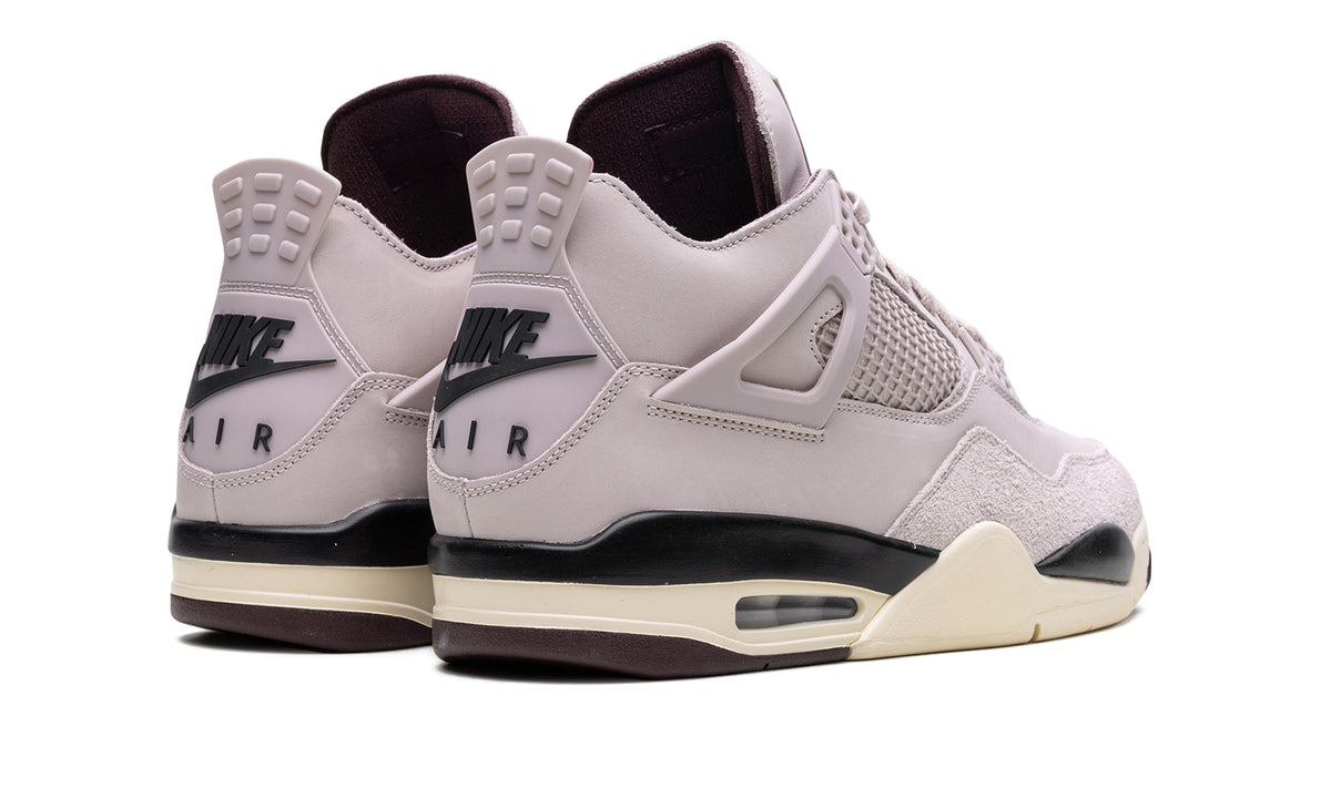 A Ma Maniére x Air Jordan 4 Retro Sneakers - Pale Mauve, Black & Cream