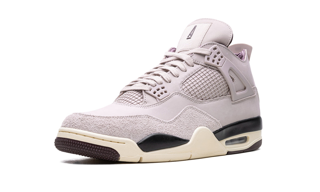 A Ma Maniére x Air Jordan 4 Retro Sneakers - Pale Mauve, Black & Cream