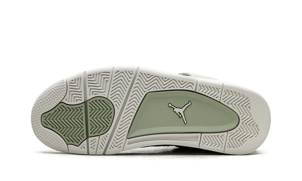 Jordan Mint Green Sneakers with Chrome Lace Wings