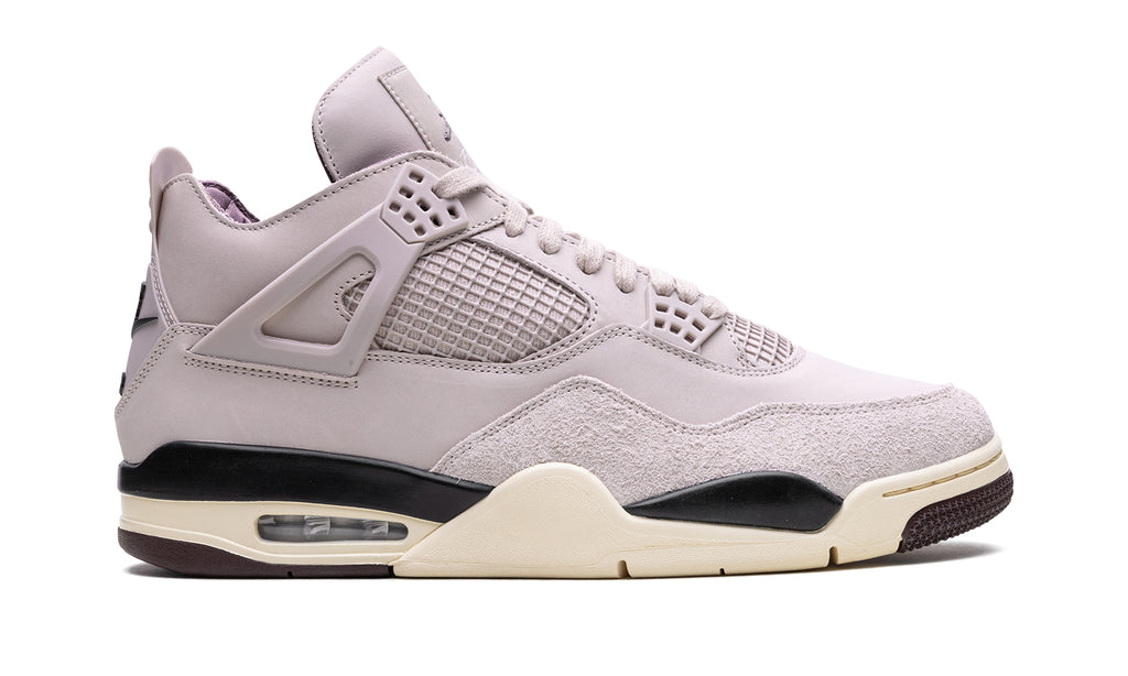 A Ma Maniére x Air Jordan 4 Retro Sneakers - Pale Mauve, Black & Cream