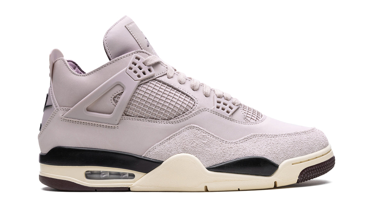 A Ma Maniére x Air Jordan 4 Retro Sneakers - Pale Mauve, Black & Cream
