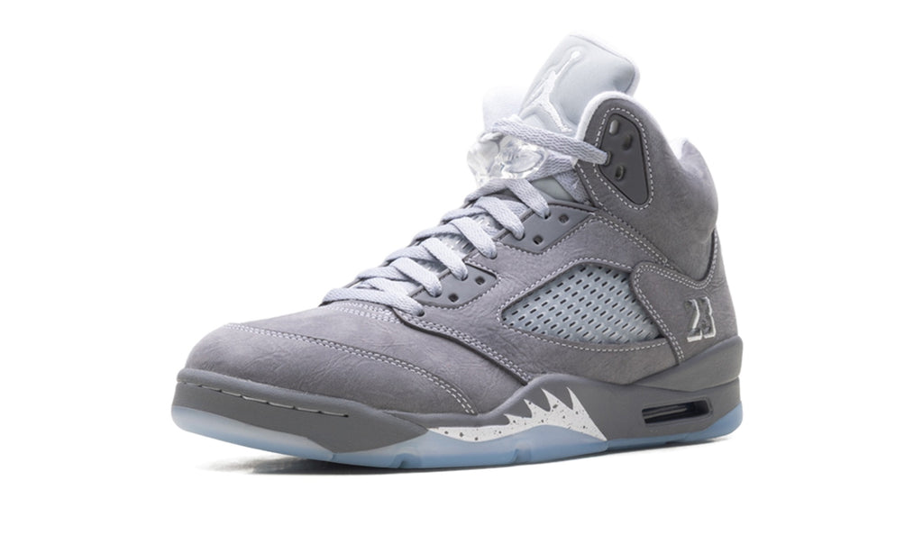 Air Jordan 5 Sneakers – Grey, Silver & Ice Blue