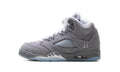 Air Jordan 5 High-Top Sneakers - Gray & Ice Blue