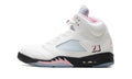 Air Jordan 5 Sneakers – White, Pink & Black