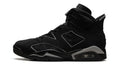 Air Jordan 6 Retro “Chrome” Sneakers – Black & Metallic Silver