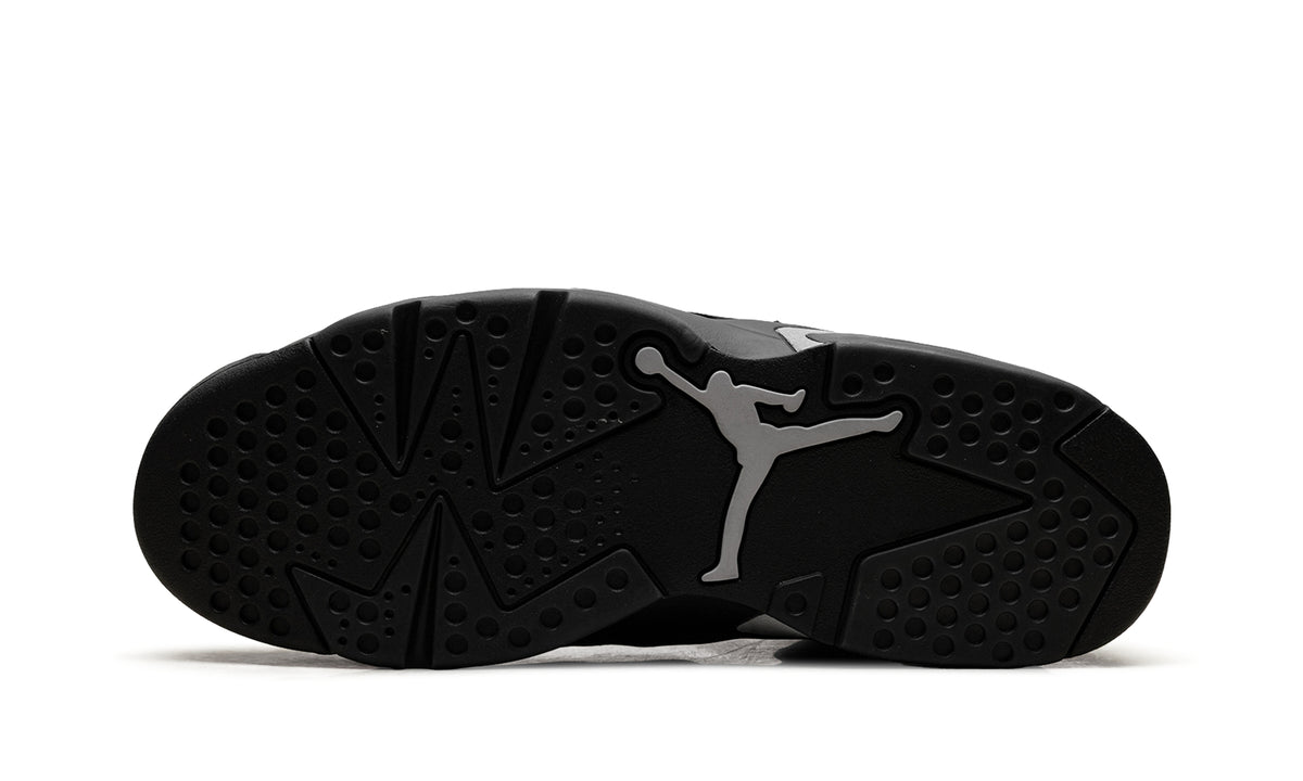 Air Jordan 6 Retro “Chrome” Sneakers – Black & Metallic Silver