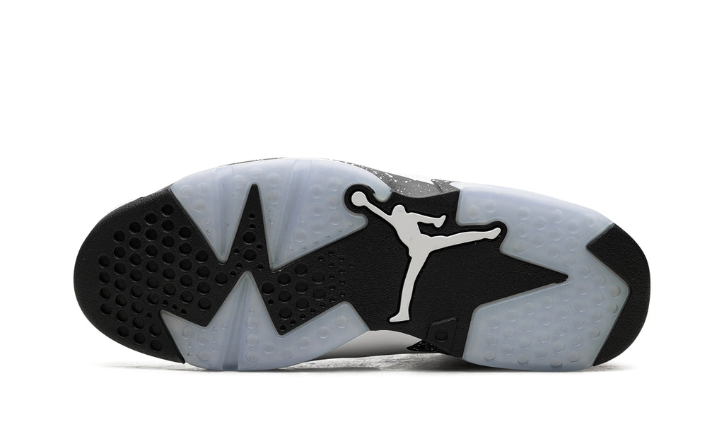 Air Jordan 6 Retro Sneakers - White & Black with Speckled Midsole