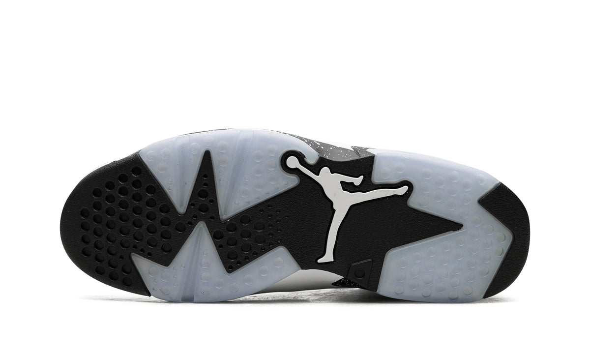 Air Jordan 6 Retro Sneakers - White & Black with Speckled Midsole