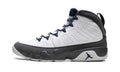 Air Jordan 9 High-Top Sneakers – White, Charcoal & Navy