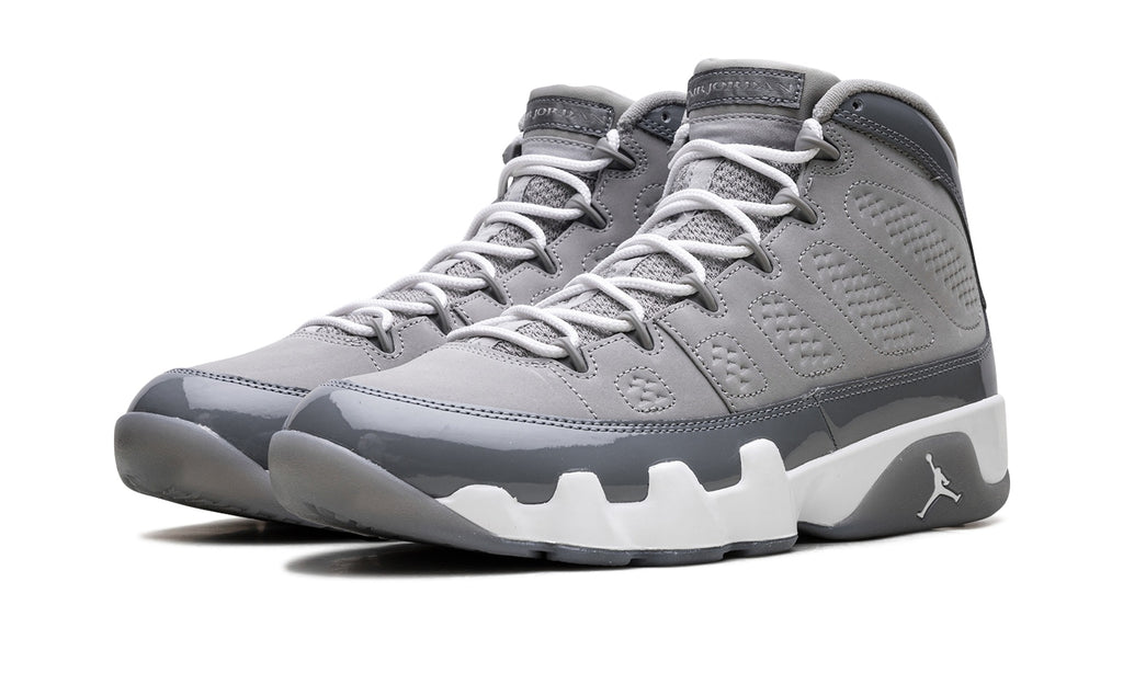 Air Jordan 9 Sneakers – Grey, Charcoal & White