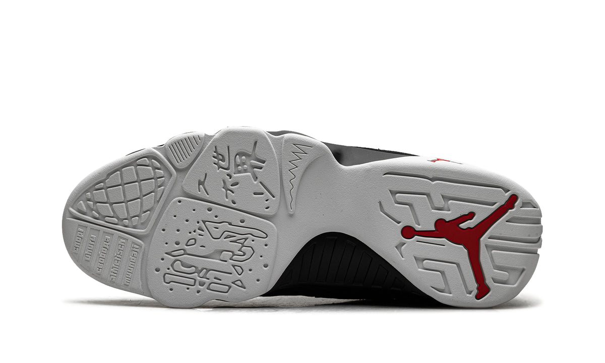 Air Jordan 9 Retro High-Top Sneakers - White and Black with Red Details