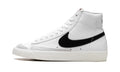 Nike Blazer Mid '77 Vintage Sneakers - White/Black with Light Grey Overlays