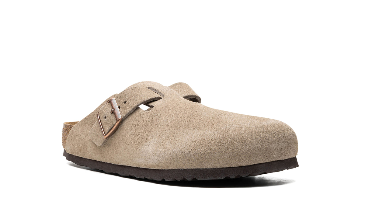 Birkenstock Boston Buckle Clogs - Taupe