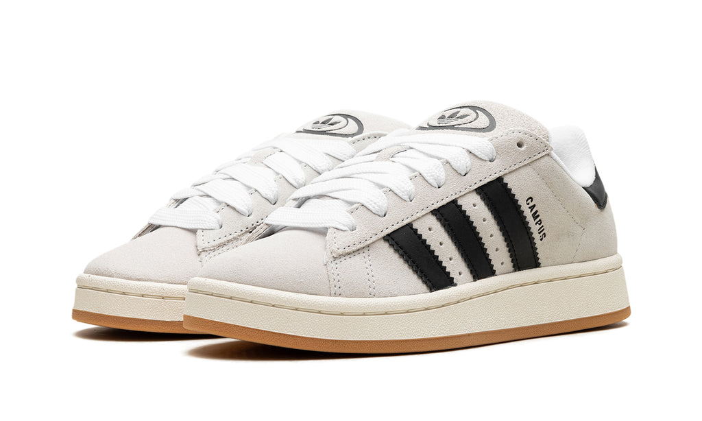 adidas Campus 00s Sneakers - Off-White & Black with Gum Sole