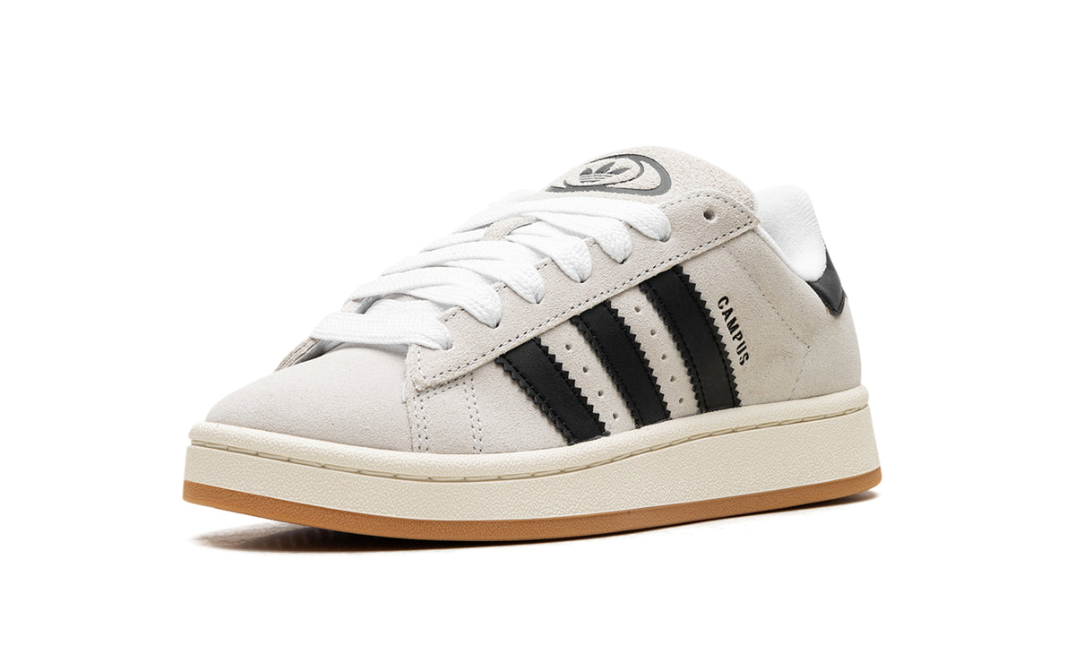 adidas Campus 00s Sneakers - Off-White & Black with Gum Sole