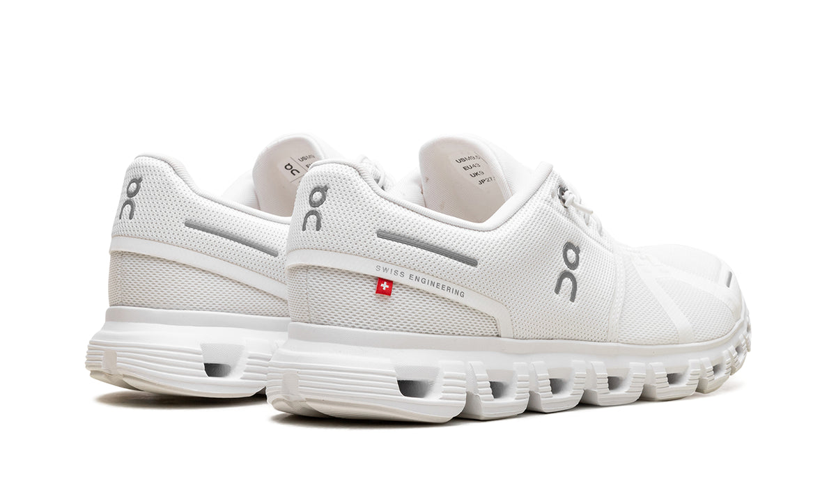 On Cloud 6 Sneakers - White & Light Gray