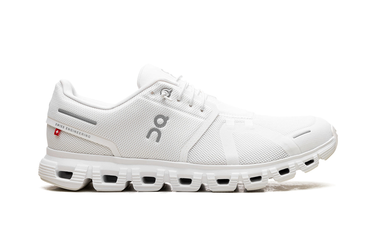 On Cloud 6 Sneakers - White & Light Gray