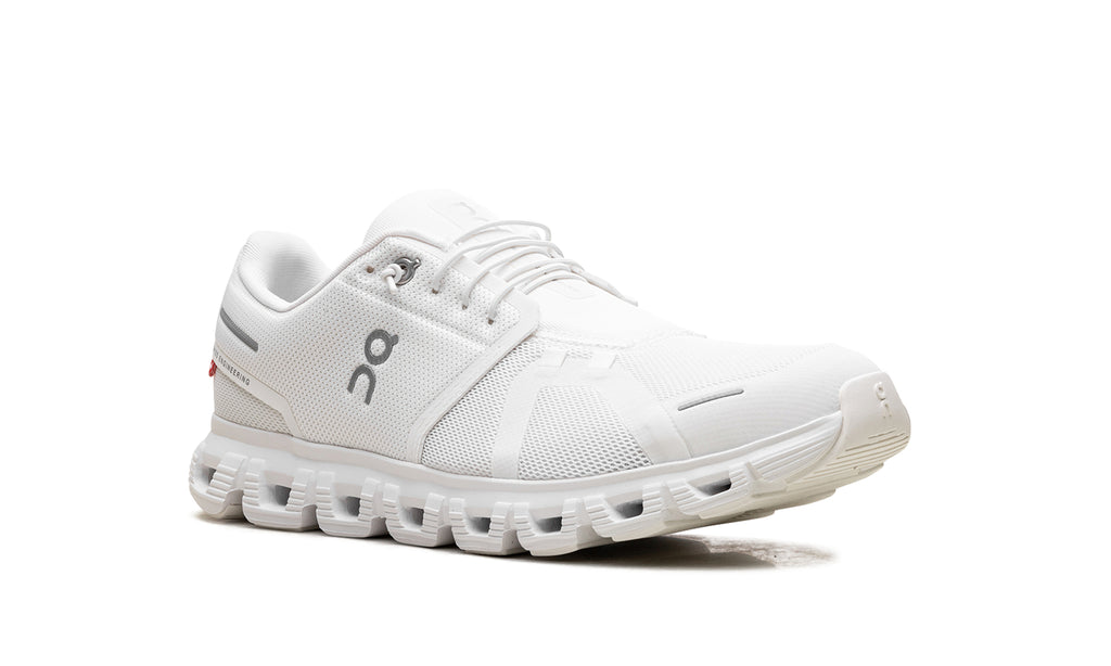 On Cloud 6 Sneakers - White & Light Gray