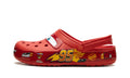 Crocs Classic Clogs - Red with Lightning McQueen Graphics and Number 95