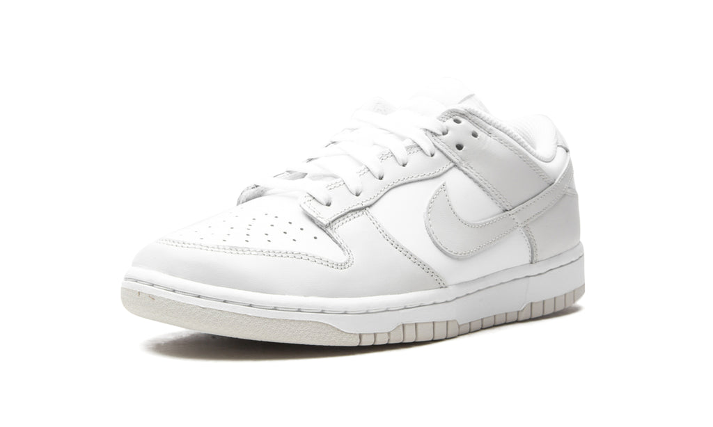 Nike Dunk Low Sneakers - White and Light Grey