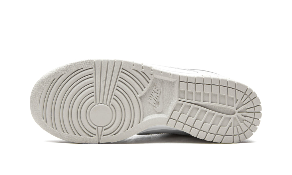 Nike Dunk Low Sneakers - White and Light Grey