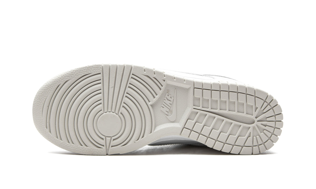 Nike Dunk Low Sneakers - White and Light Grey