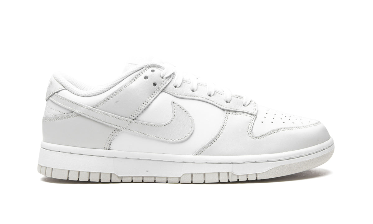 Nike Dunk Low Sneakers - White and Light Grey