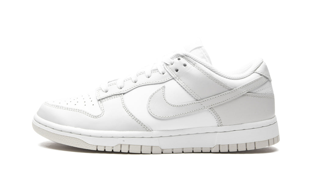 Nike Dunk Low Sneakers - White and Light Grey