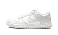 Nike Dunk Low Sneakers - White and Light Grey