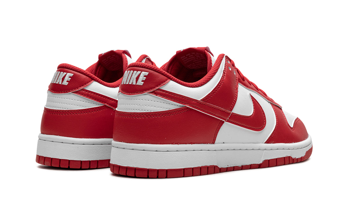Nike Dunk Low Sneakers - Red & White